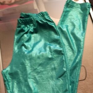 Metallic stretchy leggings by Denim24/7 sz S